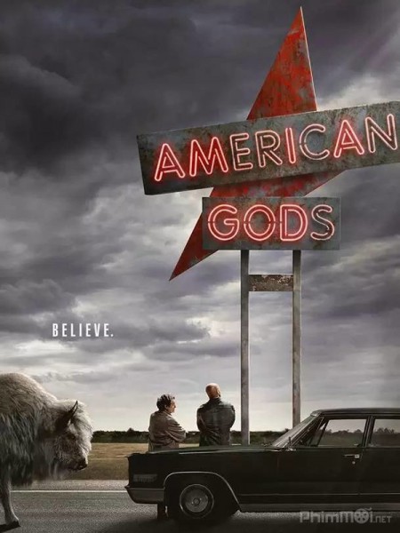 Những Vị Thần Nước Mỹ Phần 1 American Gods Season 1.Diễn Viên: Tom Riley,Gregg Chillin,Eros Vlahos