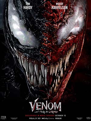 Venom: Đối Mặt Tử Thù Let There Be Carnage.Diễn Viên: Ryan Reynolds,Jake Gyllenhaal,Rebecca Ferguson