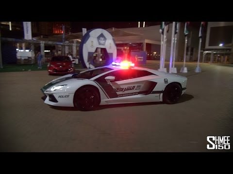 Siêu xe cảnh sát Dubai đi tuần (Lamborghini Aventador, Mercedes SLS AMG, Bentley Continental GT)