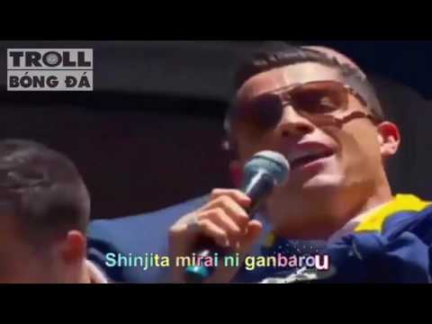 Ronaldo hát siêu nhân cuồng phong :))