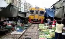 Market right on the railroad. Fast and furious!