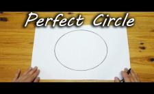 Cách vẽ hình tròn hoàn hảo bằng tay không :D