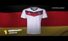 Top 10 2014 World Cup Kits