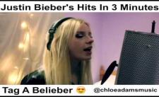 Cô gái hạ gục tất cả các hit của Justin Bieber chỉ trong 3 phút
