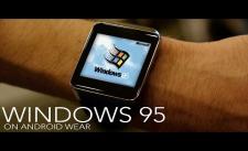 Windows 95 chạy trên đồng hồ thông minh